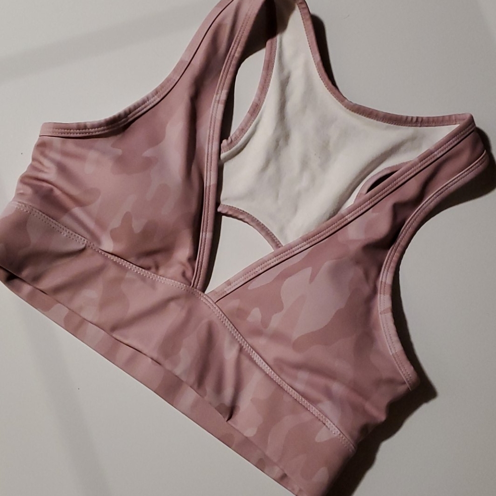 Buffbunny Pink Camo Sports Bra